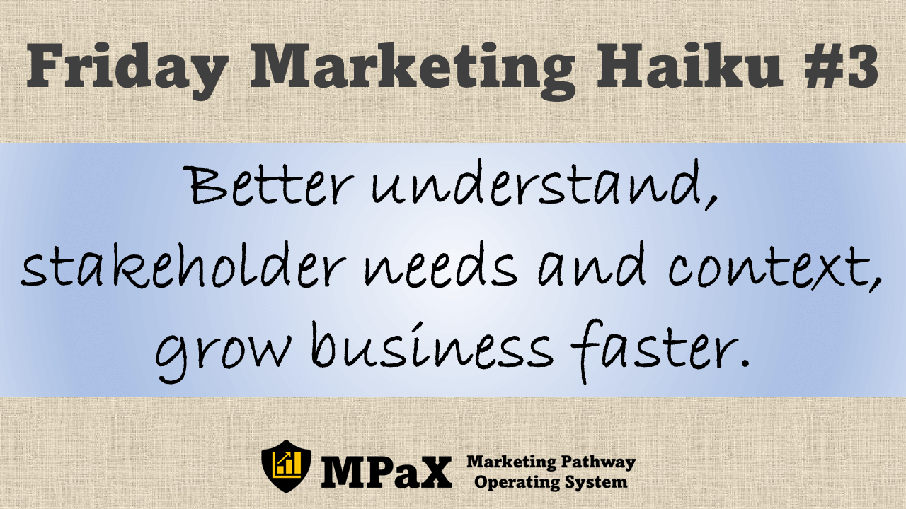 Friday Marketing Haiku #3