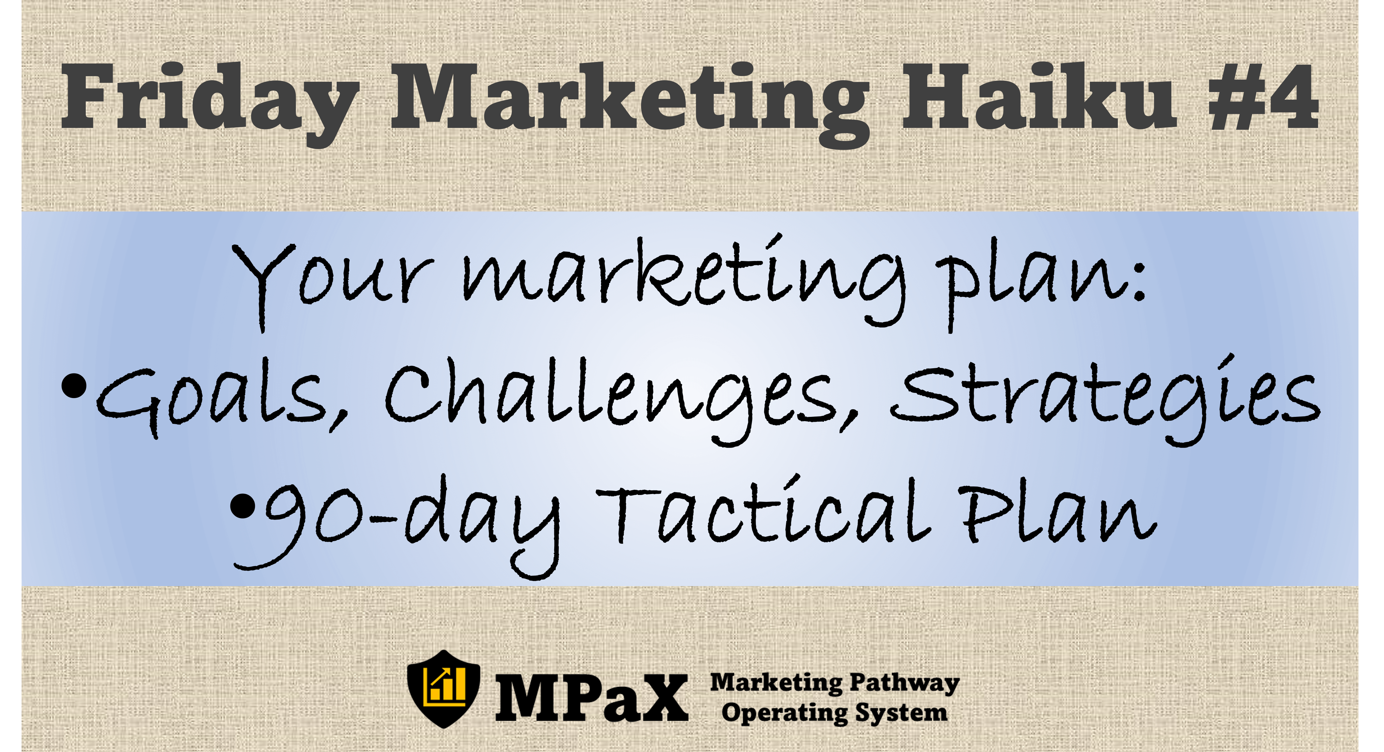 Friday Marketing Haiku #4